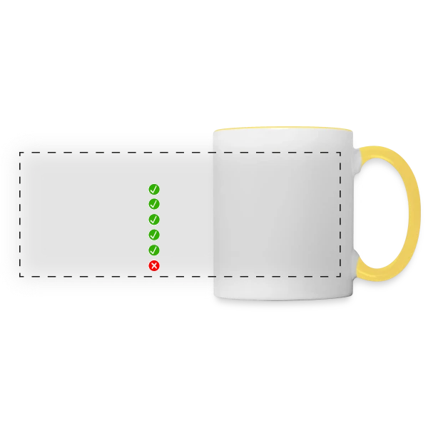 LOL Gamer : 'Pourquoi je perds ?' League of Legends sur Mug panoramique contrasté et blanc