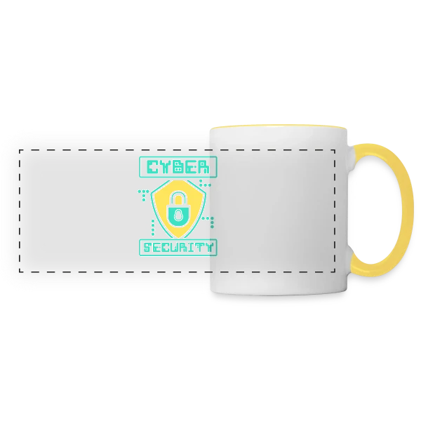 Maître CyberSécurité | Hacking & IT sur Mug panoramique contrasté et blanc
