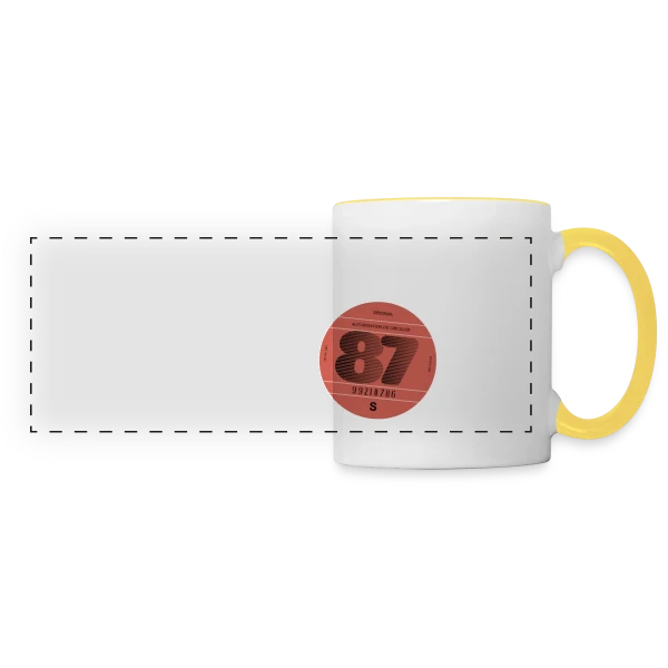 Je déchire depuis 1987 - Anniversaire Rétro sur Mug panoramique contrasté et blanc