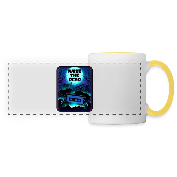 L'Écho du Passé sur Mug panoramique contrasté et blanc
