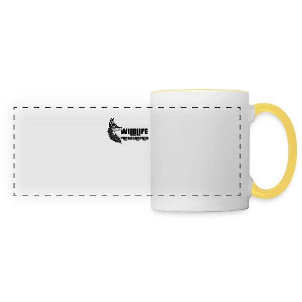 Renard Photographe Nature sur Mug panoramique contrasté et blanc