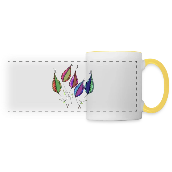 Code Mystère 1331 sur Mug panoramique contrasté et blanc