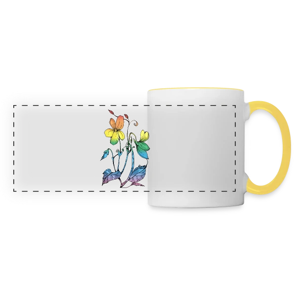 Millésime 1749 : L'Année d'Exception sur Mug panoramique contrasté et blanc