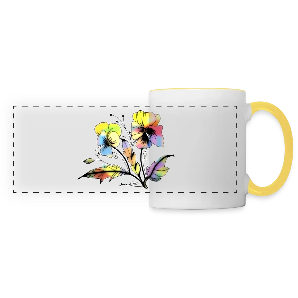 Vintage 1657 : Une Année Légendaire sur Mug panoramique contrasté et blanc