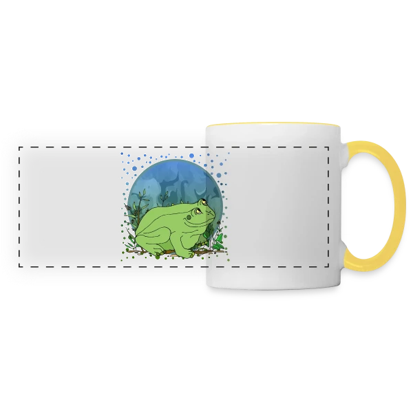 L'Énigme du Chiffre Mystère sur Mug panoramique contrasté et blanc