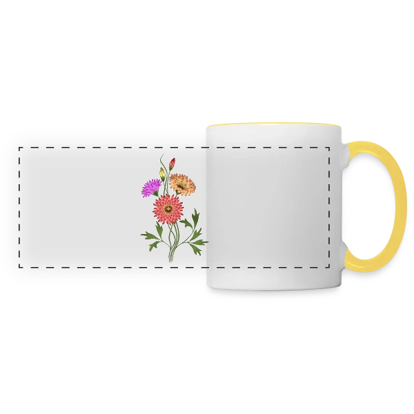 L'Énigme du 2126 sur Mug panoramique contrasté et blanc