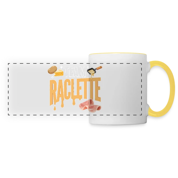 Dix-Sept - Esprit Vintage Rétro sur Mug panoramique contrasté et blanc