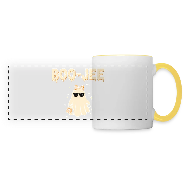 Espion 007 - Agent Secret Élégant sur Mug panoramique contrasté et blanc