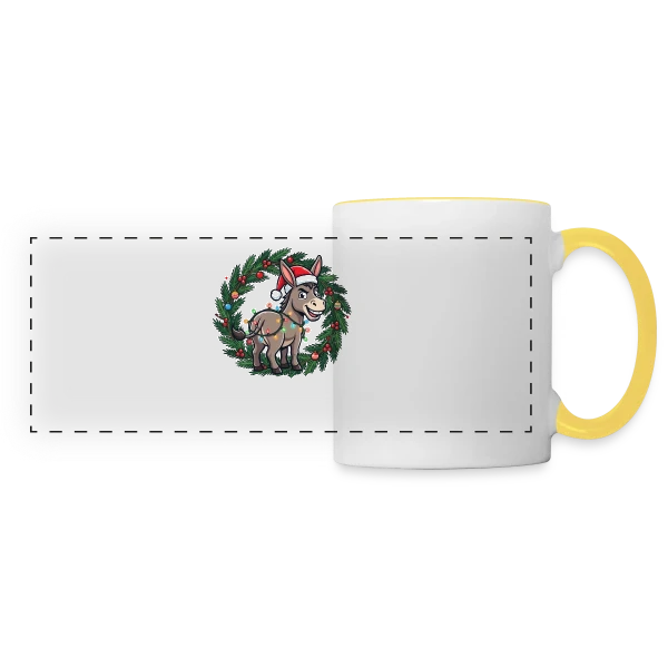 Le Chaos Organisé sur Mug panoramique contrasté et blanc