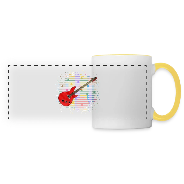Mystère Numérique 2568 sur Mug panoramique contrasté et blanc