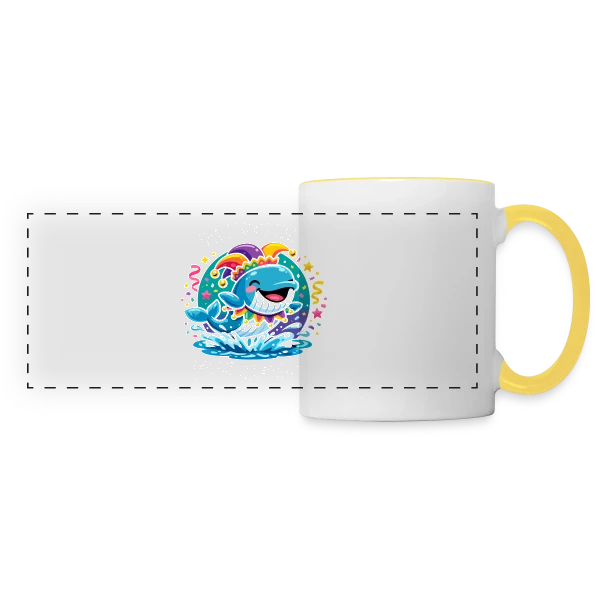 Écho Urbain sur Mug panoramique contrasté et blanc