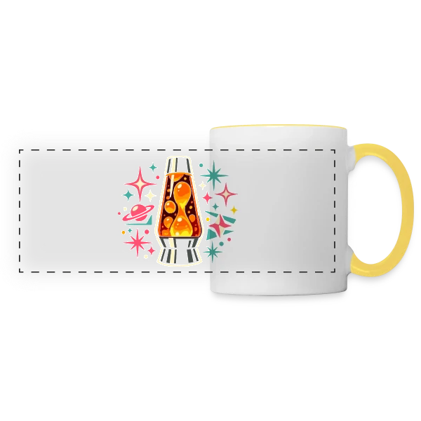 Écho Sonore sur Mug panoramique contrasté et blanc