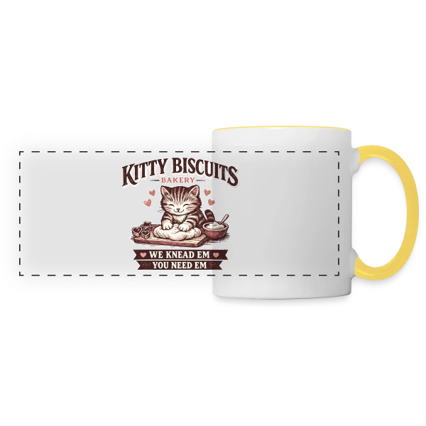 L'Écho Mystérieux sur Mug panoramique contrasté et blanc
