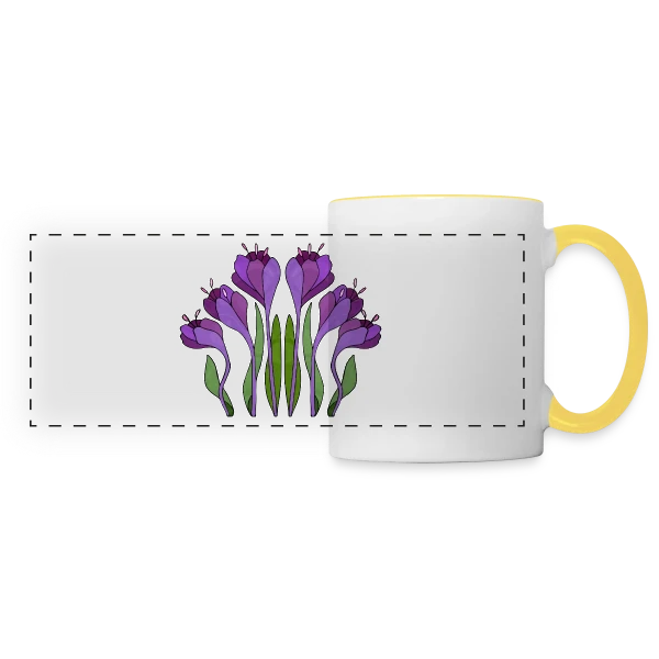 Code Secret 4134 sur Mug panoramique contrasté et blanc