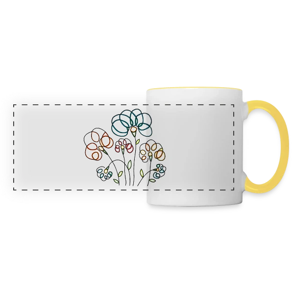 L'Énigme du 4189 sur Mug panoramique contrasté et blanc