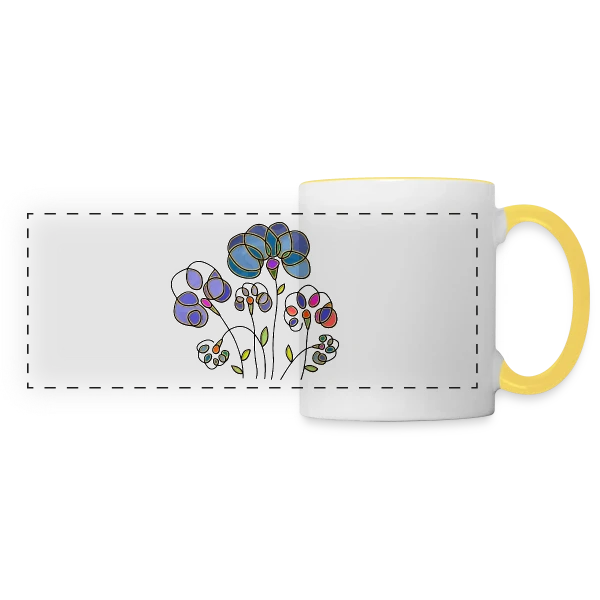 L'Énigme du 4190 sur Mug panoramique contrasté et blanc