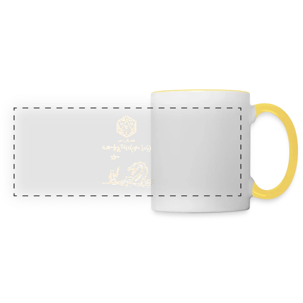 S-20_2 - Design Minimaliste Geek sur Mug panoramique contrasté et blanc