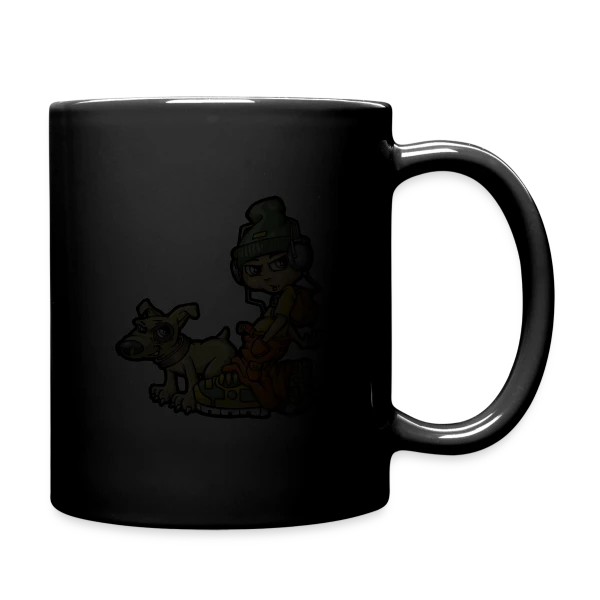 B-boy Hip Hop & son Chien sur Mug uni