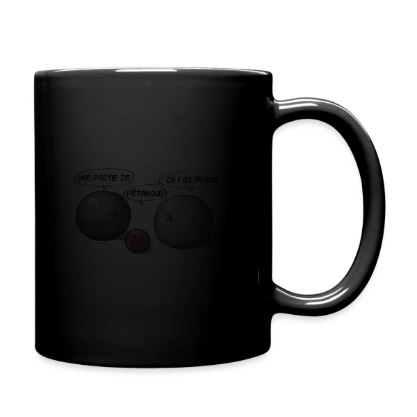L'Esprit de la Pétanque : Jeu et Convivialité sur Mug uni