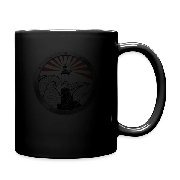 Phare d'Ar Men Breton sur Mug uni
