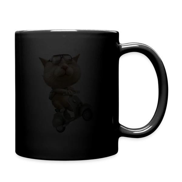 Chat en Cavale sur Mug uni