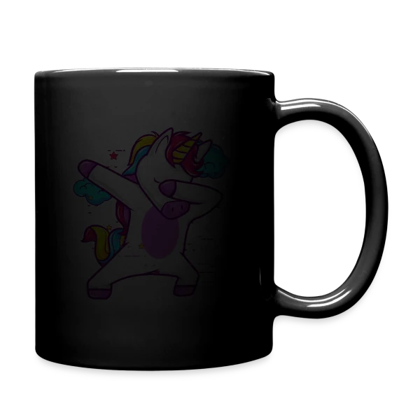 Licorne Dabbing Stylée Néon sur Mug uni