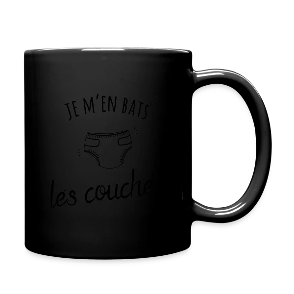 Humour "Je M'en Bats Les Couches" - Idée Cadeau Drôle sur Mug uni