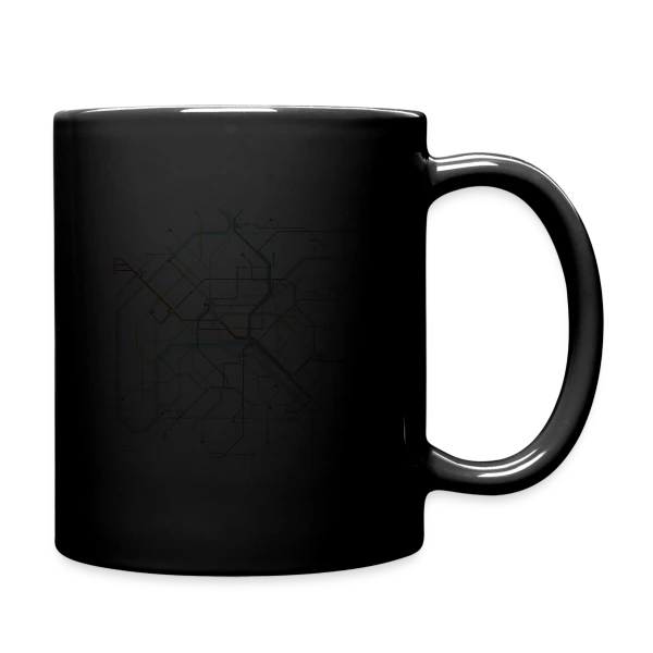 Plan Métro Paris Coloré sur Mug uni