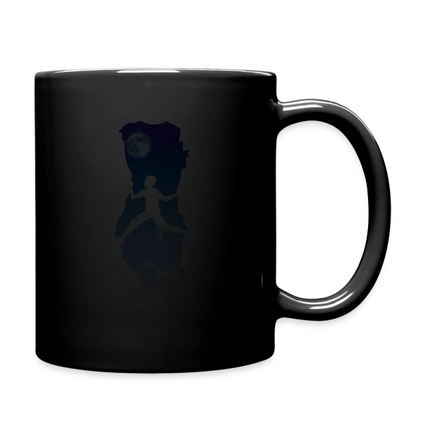 Grimpe Nocturne : L'Escalade Sous les Étoiles sur Mug uni