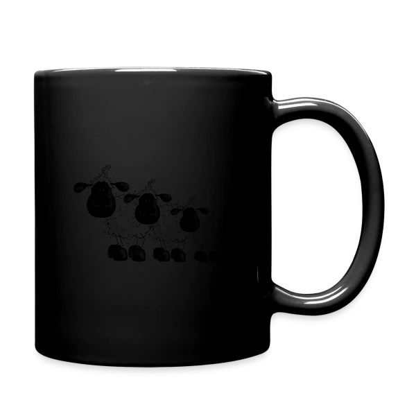 Trois Petits Moutons Rêveurs sur Mug uni