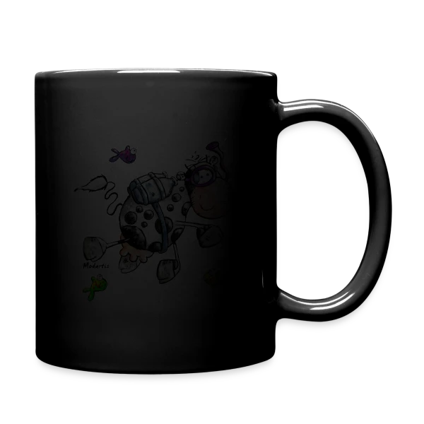 La Vache Marine Plongeuse Cartoon sur Mug uni