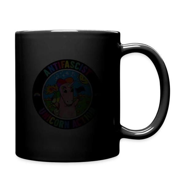 Licorne Antifasciste Rebelle sur Mug uni