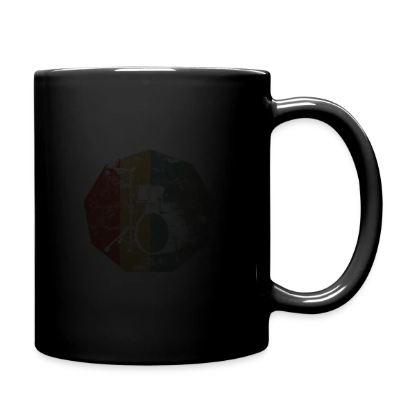 Batterie Rétro Musique Vintage sur Mug uni