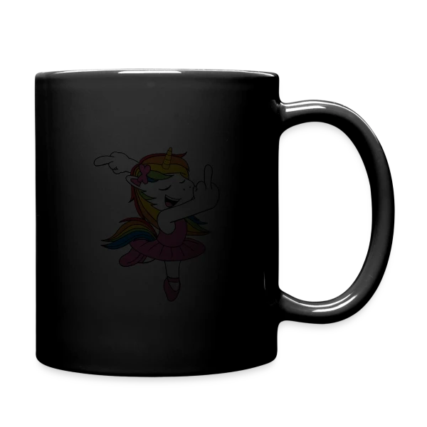 Licorne Rebelle Danseuse sur Mug uni