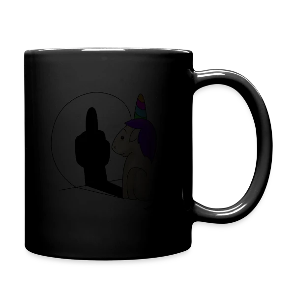 Licorne Impertinente Ombre sur Mug uni