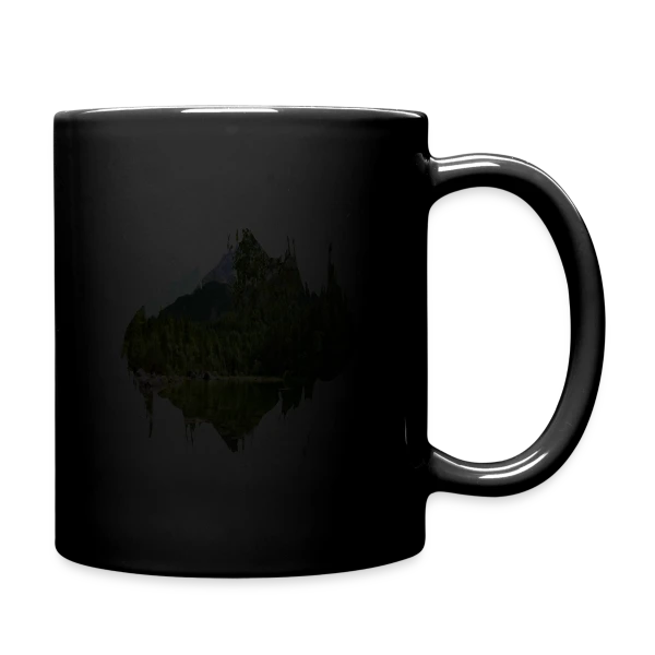 Paysage Naturel Abstrait Effet Splash sur Mug uni