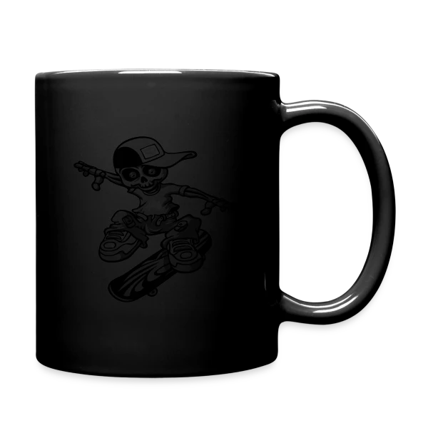 Squelette Skateur : Le Rider de l'Au-delà sur Mug uni