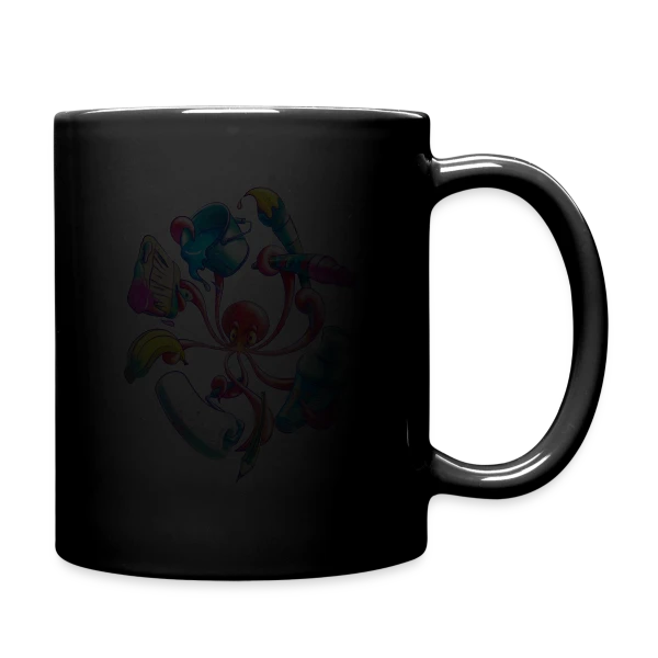Pulpograffer : Poulpe Artiste Urbain sur Mug uni