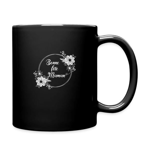 Bonne Fête Maman - Cadeau Tendresse sur Mug uni