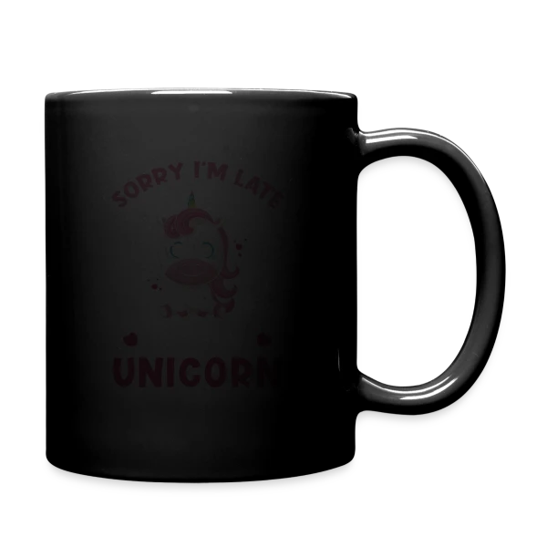 Licorne Mignonne en Retard sur Mug uni