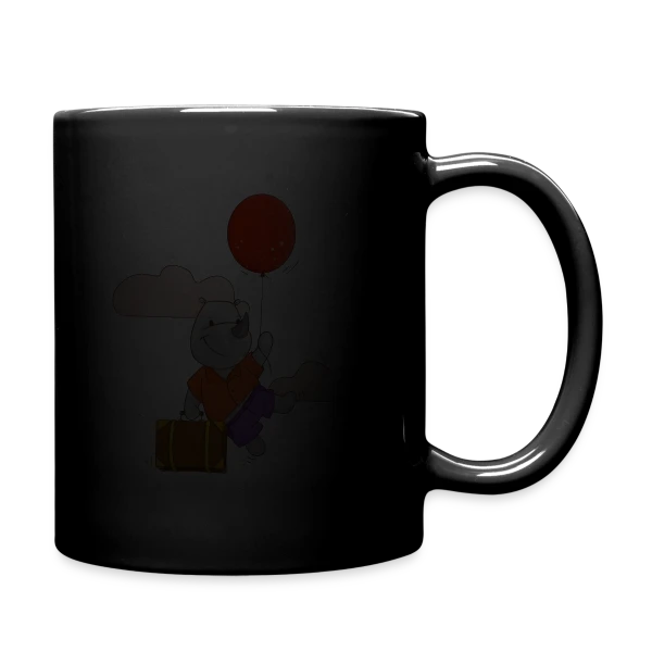 Rhinocéros Volant Ballon sur Mug uni