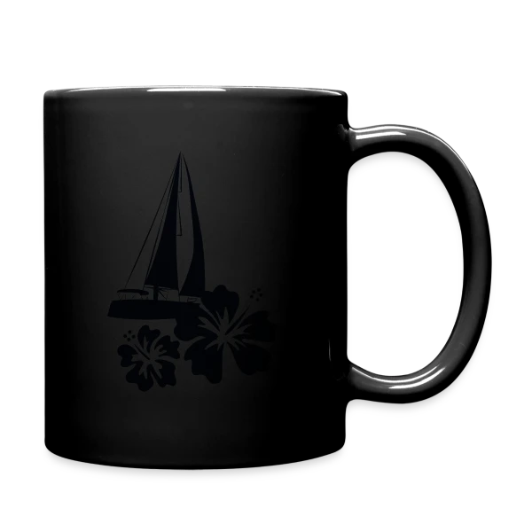 Voilier sur l'Océan Pacifique sur Mug uni
