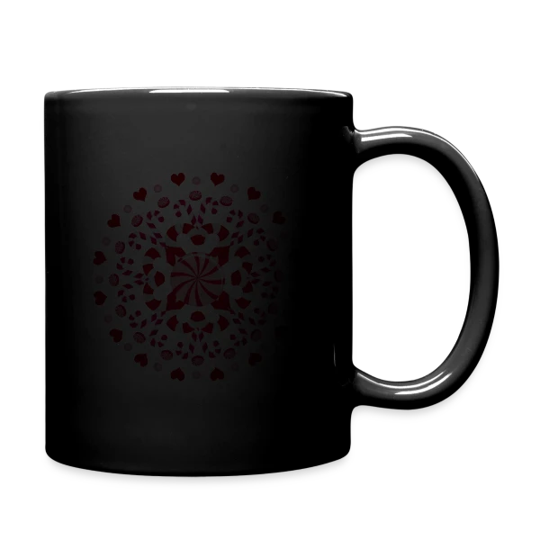 Ornement Sucre d'Orge Rouge pour Noël sur Mug uni