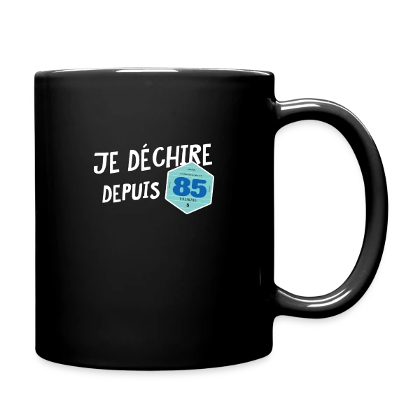 Je déchire depuis 85 - Style Vignette Auto Rétro Vintage sur Mug uni