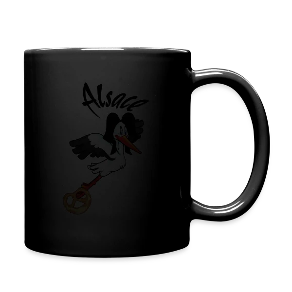 Logo Cigogne Alsace sur Mug uni