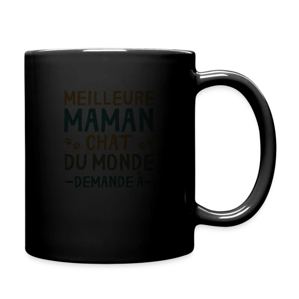 Meilleure Maman Chat du Monde - Cadeau Personnalisé sur Mug uni