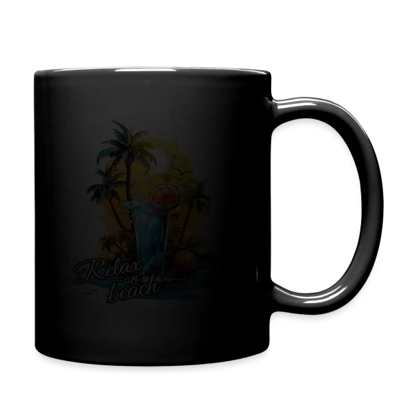 Cocktail Plage Tropicale sur Mug uni