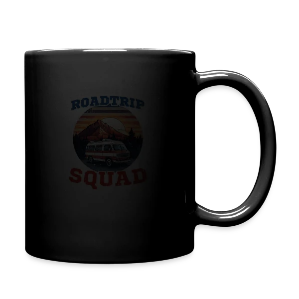 Équipe Road Trip Américain Van sur Mug uni