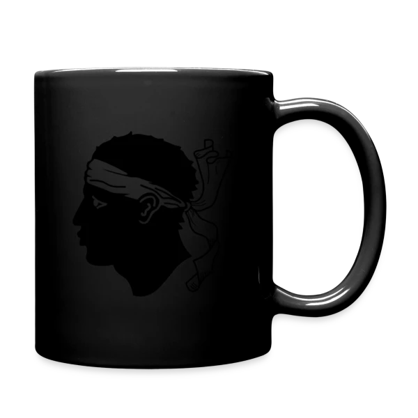 Profil Tête de Maure Corse sur Mug uni