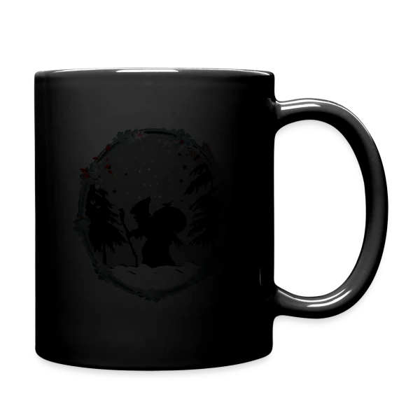 Père Fouettard en Silhouette - Style Noël Ancien sur Mug uni
